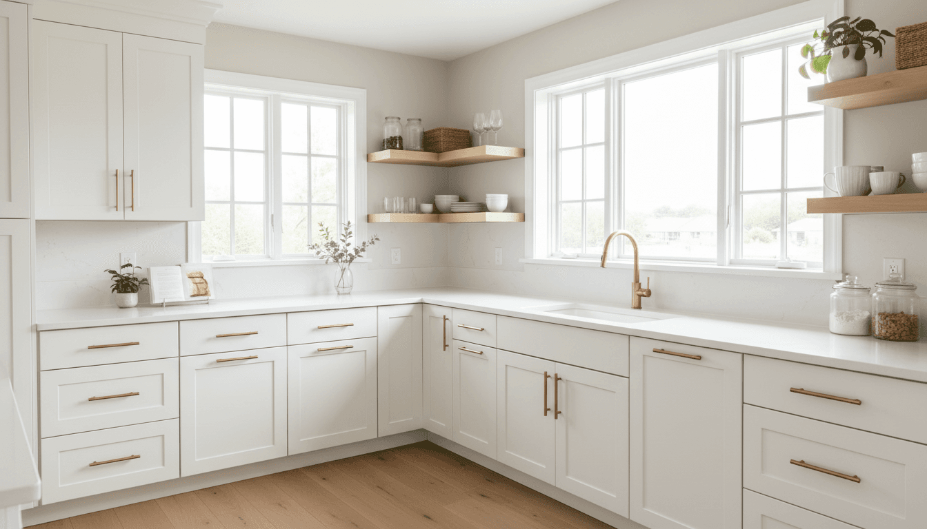 Kitchen transformation before and after vinyl wrapping by Kitchen Colours