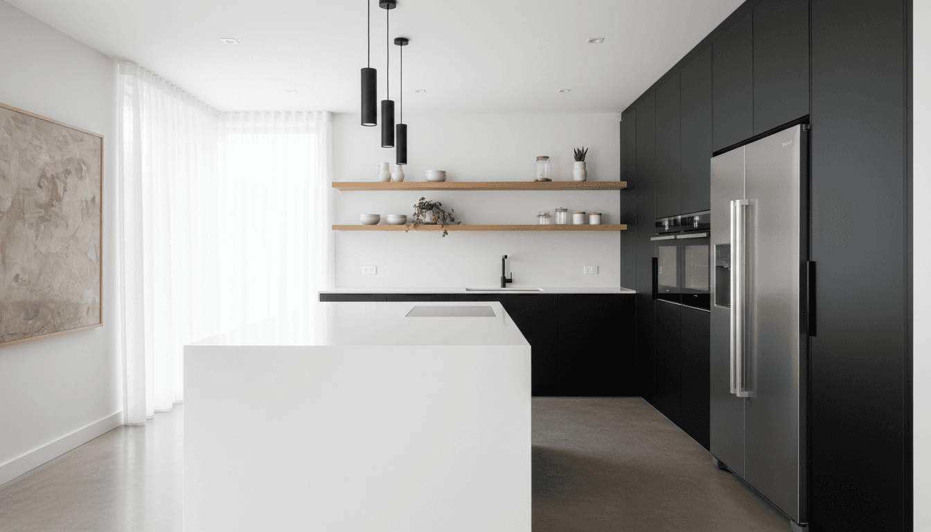 Completed kitchen transformation, clean and ready